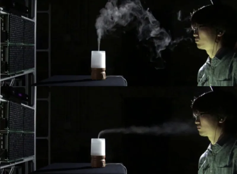 超音波ベッセルビームによる空中匂い輸送