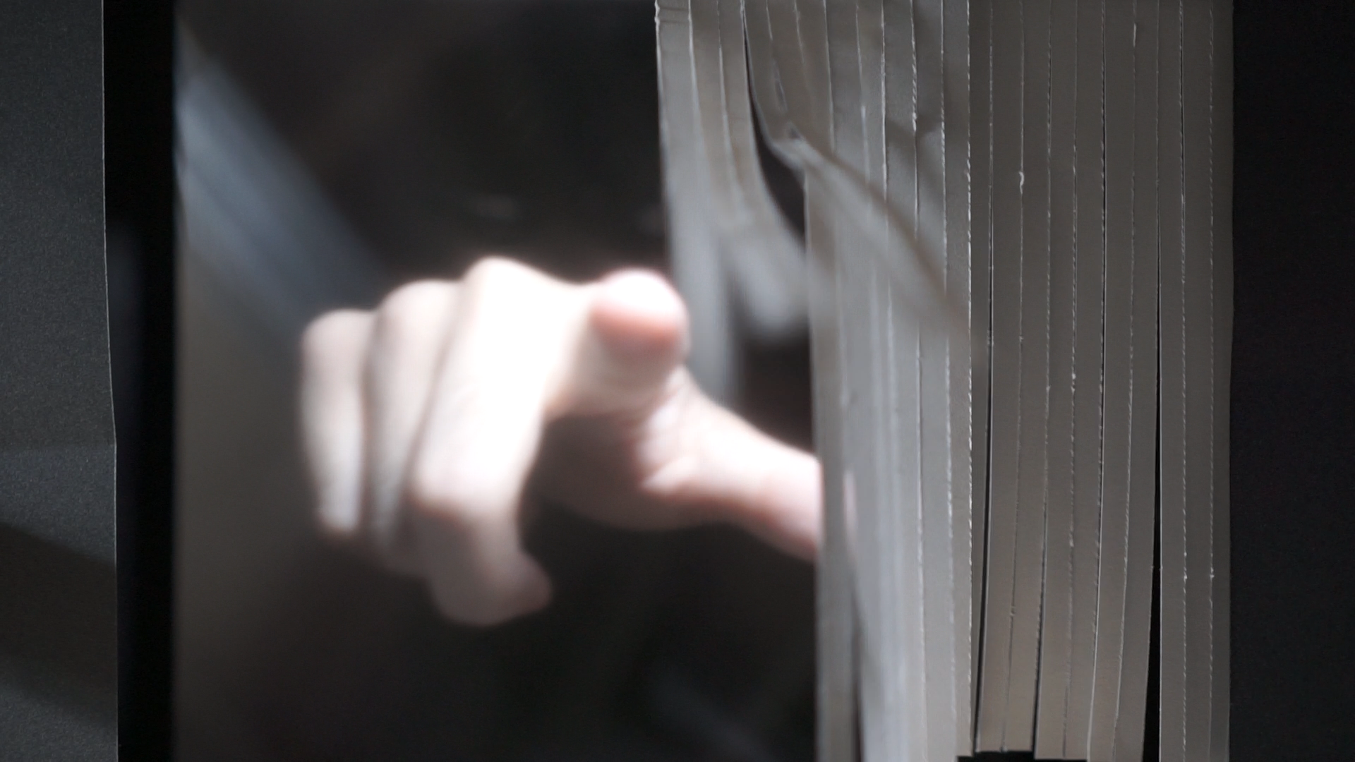 Force field created with virtual finger image